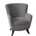 Armchair - Ivy Bronx Mullis 29.25" Wide Tufted Armchair Velvet/Microfiber/Microsuede/Fabric in White | 34.5 H x 29.25 W x 29.5 D in | Wayfair