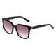 Calvin Klein CK21530S Damen-Sonnenbrille Vollrand Eckig Kunststoff-Gestell, schwarz