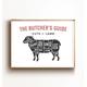 Cuts of Lamb Print, The Butcher's Guide Wall Art, Vintage Style Butcher's Guide, Cuts of Meat Wall Hanging, BBQ Poster, Retro Cuts of Lamb