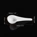 Micro Spoons 15 Gram Measuring Scoop Round Bottom Mini Spoon 30Pcs - White