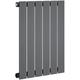 iBathUK Designer Matt Anthracite Single Flat Panel Horizontal Radiator 6 Column 600 x 456 mm