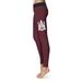 Women's Maroon Alabama A&M Bulldogs Plus Size Solid Yoga Leggings