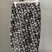 Lularoe Skirts | Lularoe Cassie Pencil Skirt Black White Geo Size S | Color: Black/White | Size: S