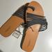 American Eagle Outfitters Shoes | Charcoal Grey Sandals Size 10 Women’s | Color: Gray | Size: 10