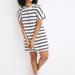 Madewell Dresses | Madewell Striped Tshirt Dress! | Color: Red/White | Size: M