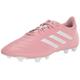 adidas Unisex Goletto VIII Firm Ground Soccer Shoe, Wonder Mauve/White/White, 11.5 US Men