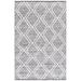 White 60 x 36 x 0.2 in Indoor Area Rug - Safavieh Kilim 449 Area Rug In Black/Ivory Polyester | 60 H x 36 W x 0.2 D in | Wayfair KLM449Z-3