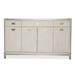 Menlo Station - Sideboard - Eucalyptus Wood in Brown/White Michael Amini / Kathy Ireland Home Designs | 40.25 H x 68.5 W x 16.25 D in | Wayfair