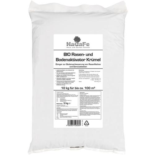 Bio krümel Rasenaktivator & Bodenaktivator mit Ton & Magnesium 10 kg (1 x 10 kg) - Hagafe