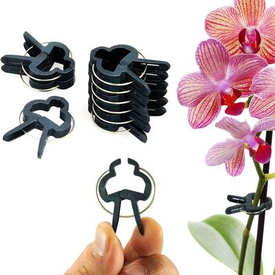 Ecence - 60x Pflanzen-Clips klein Pflanzenklammern Rankhilfe Tomaten Reben Rosen Image