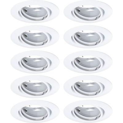 Paulmann 93400 LED-Einbauleuchte 10er Set LED GU10 Weiß Image