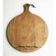 Fathers Day Personalised Pizza Wooden Chopping and Serving Board, 13 inch Large Personalised Engraved Round Paddle Board