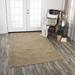 Alora Decor Emerson Neutral Beige and Brown Solid Hand-tufted Wool Rug