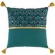 1001kdo - Coussin 40x40cm Metallise Art-Chic Bleu