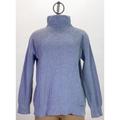 Michael Kors Sweaters | Euc Michael Kors Grey Cotton Turtleneck Midweight Knit Textured Logo Sweater | Color: Gray | Size: L