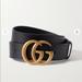 Gucci Accessories | Gucci Gg Leather Belt | Color: Black | Size: 85 Cm