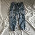 American Eagle Outfitters Jeans | American Ragel Outfitters Cargo Jeans Size 4 | Color: Blue/White | Size: 4