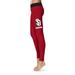 Women's Red South Dakota Coyotes Solid Yoga Leggings