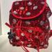 Disney Bags | Disney Minnie Mouse Sequined Backpack | Color: Red/Silver | Size: Os