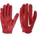 Nike Vapor Jet 7.0 Adult Football Gloves Red/White