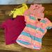 Ralph Lauren Shirts & Tops | Lot: 4 Girls Ralph Lauren Polo Summer Blouses And T Shirt Shirts | Color: Pink/Yellow | Size: 3tg