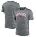 Men's Nike Gray Washington Commanders Sideline Velocity Athletic Stack Performance T-Shirt