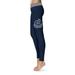 Women's Navy Old Dominion Monarchs Solid Yoga Leggings