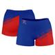 Women's Royal Louisiana Tech Bulldogs Color Block Shorts