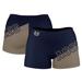 Women's Navy Utah State Aggies Color Block Shorts