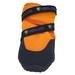 Orange Urban Walker III Dog Boots Set, Large, Orange / Black