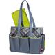 Fisher-Price Fastfinder Deluxe Diaper Bag - Plaid Tote