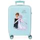 Disney Frozen Memories Kabinentrolley, blau, 38 x 55 x 20 cm, starr, ABS-Kombinationsverschluss, seitlich, 34 l, 2 kg, 4 Räder