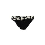 La Blanca Swimsuit Bottoms: Black Plaid Swimwear - Women's Size 4