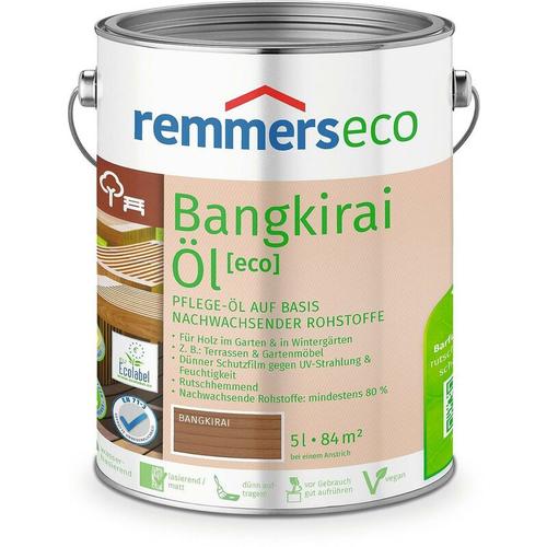 Bangkirai-Öl eco bangkirai Holzöl Innenöl Pflege-Öl Farbe 5L 769005 - Remmers