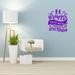 VWAQ Be Stronger than your Excuses Wall Decal Vinyl in Indigo | 11.5 H x 10 W in | Wayfair BSTYE_11.5X10_PRPL