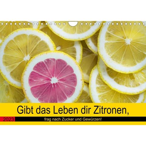 Gibt Das Leben Dir Zitronen, Frag Nach Zucker Und Gewürzen! (Wandkalender 2023 Din A4 Quer) Von Rose Hurley, Calvendo