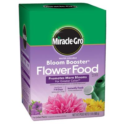 Miracle-Gro 1360011 Water Soluble Bloom Booster Flower Food, 1 Lbs