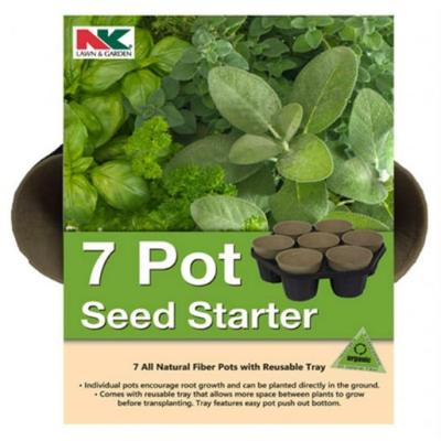 NK PFB-7 Fiber Seed Starter Tray, 7 Pot