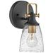 Easton 10 1/2"H Black Gold Wall Sconce by Hinkley Lighting