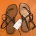 Zara Shoes | New With Tags Zara Leather Sandals Size 7.5 Usa/38 European | Color: Black/Brown | Size: 7.5