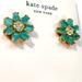 Kate Spade Jewelry | Kate Spade Brilliant Bouquet Stud Earrings In Turquoise | Color: Blue/Green | Size: Os