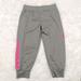 Adidas Bottoms | 3/$15 Adidas Kids Gray And Pink Capri Joggers Size Large | Color: Gray/Pink | Size: Lg