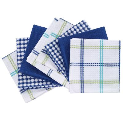 Flat Waffle Dish Cloths, Set Of 8 by T-fal in Cool