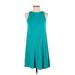 Old Navy Casual Dress - A-Line: Blue Solid Dresses - Women's Size X-Small