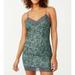 Free People Dresses | Free People Intimately No Secret Bodycon Slip Dress Size Small | Color: Black/Green | Size: S