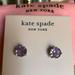 Kate Spade Jewelry | Kate Spade New And Never Worn Amthyst/Lavender Silver And Three Prong Earrings! | Color: Purple/Silver | Size: Os