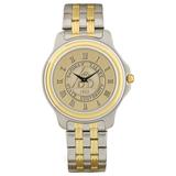 Men's Gold/Silver Saginaw Valley State Cardinals Two-Tone Medallion Wristwatch