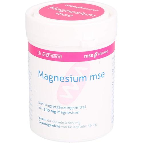 MSE Pharmazeutika – MAGNESIUM MSE Kapseln Mineralstoffe