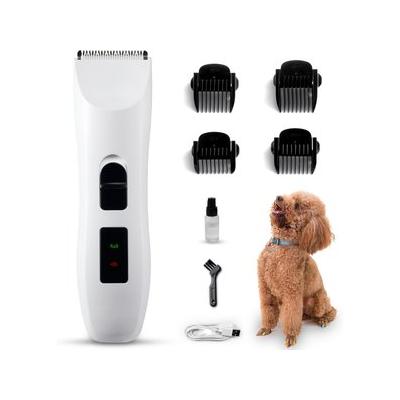 Casfuy Removable Blade Dog & Cat Hair Grooming Clippers, White