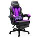 BOSSIN Racing Style Gaming Chair, 400lbs Computer Desk Chair w/ Footrest & Headrest, Ergonomic Heavy Duty Design | Wayfair MSG-TP-NE-FT05